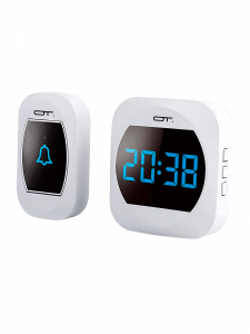 Звонок беспроводной сетевой 38 мелодий Орбита OT-HOC18 Белый